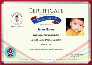 Certificate Preview