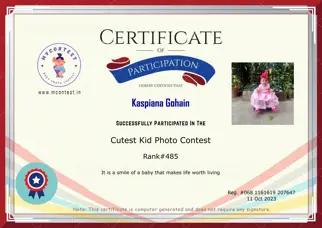 Certificate Preview