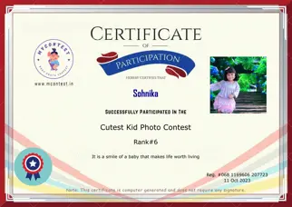 Certificate Preview