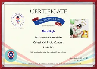 Certificate Preview