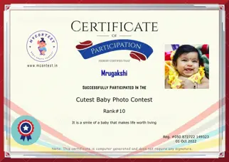 Certificate Preview