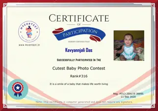 Certificate Preview