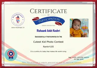 Certificate Preview