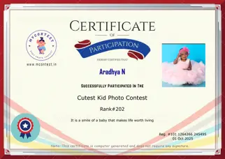Certificate Preview