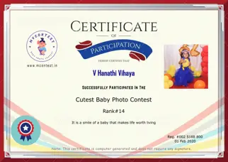 Certificate Preview