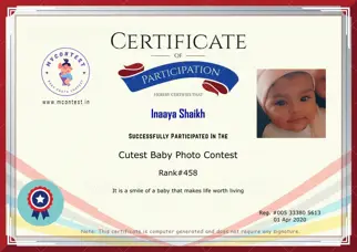 Certificate Preview