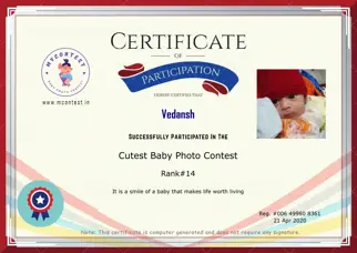 Certificate Preview