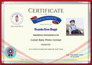 Certificate Preview