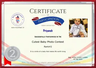 Certificate Preview