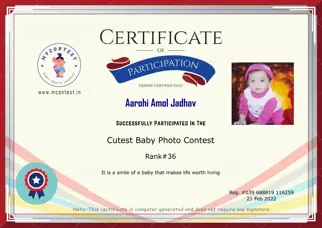 Certificate Preview