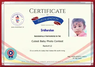 Certificate Preview