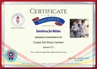 Certificate Preview