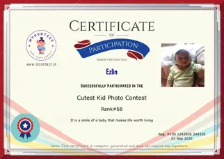 Certificate Preview