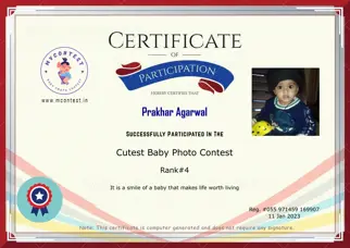 Certificate Preview
