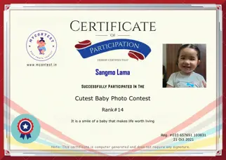Certificate Preview
