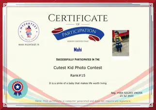 Certificate Preview