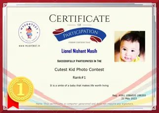 Certificate Preview