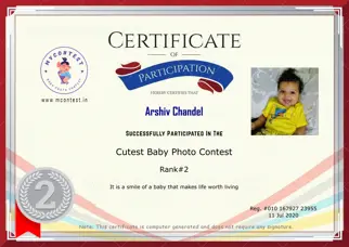 Certificate Preview