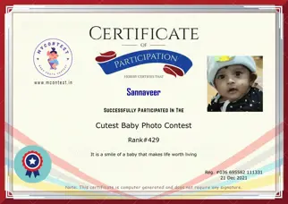 Certificate Preview