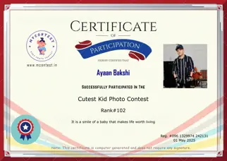 Certificate Preview