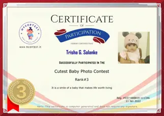 Certificate Preview