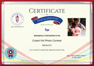 Certificate Preview