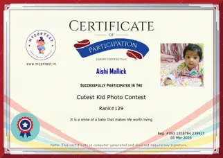 Certificate Preview