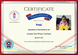 Certificate Preview
