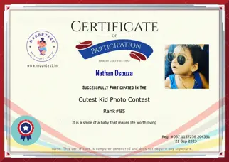 Certificate Preview