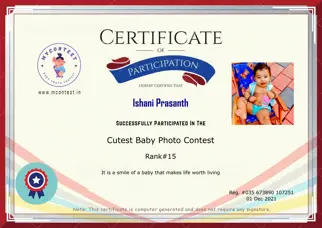 Certificate Preview