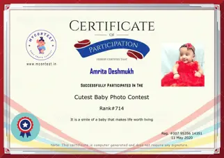 Certificate Preview