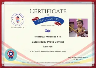 Certificate Preview