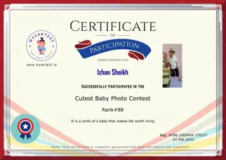 Certificate Preview