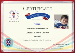 Certificate Preview
