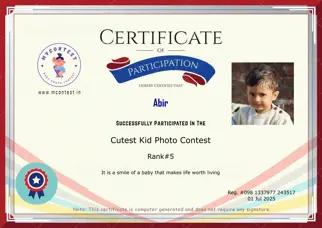 Certificate Preview