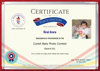 Certificate Preview