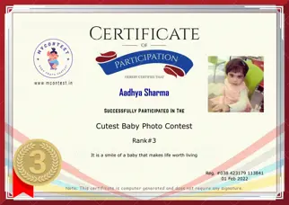 Certificate Preview