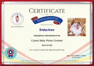 Certificate Preview