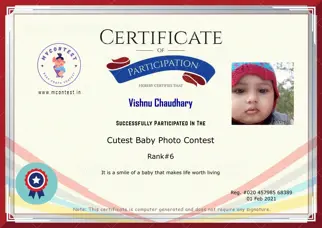 Certificate Preview
