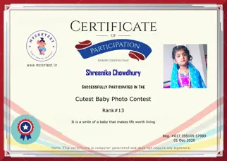 Certificate Preview