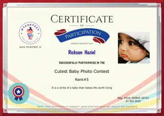 Certificate Preview