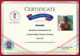 Certificate Preview