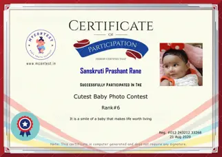 Certificate Preview