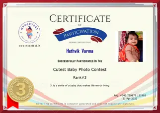 Certificate Preview