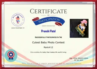 Certificate Preview