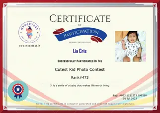 Certificate Preview
