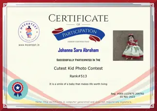 Certificate Preview