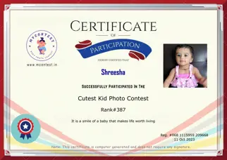 Certificate Preview