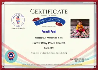 Certificate Preview
