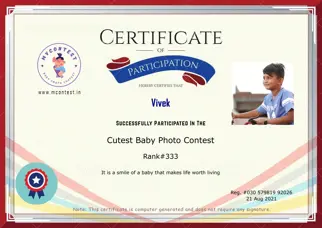 Certificate Preview